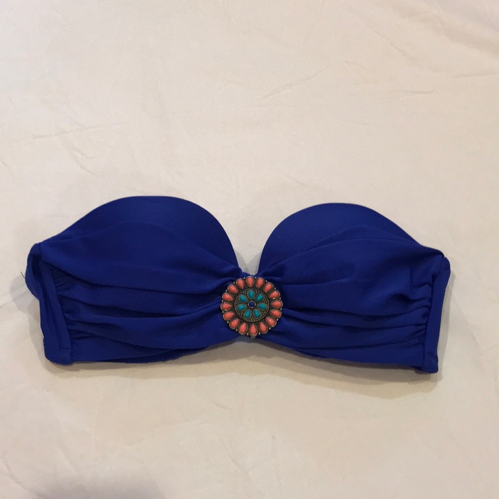 Xhilaration royal blue swim top